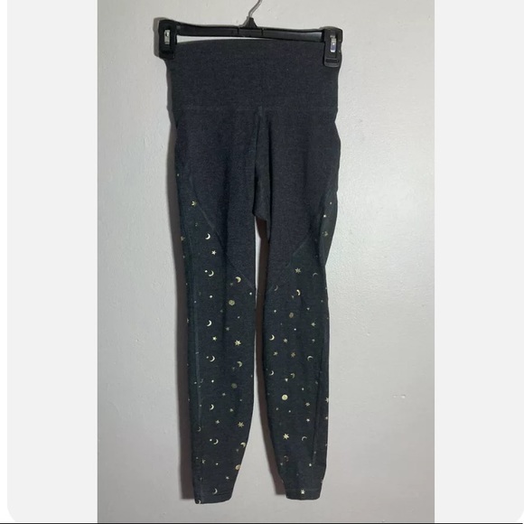 Old Navy Other - 6-27 🌸 Old Navy balance leggings high rise ankle 7/8  gray stars moon NWT